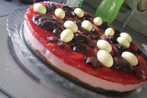 Cliquez pour zoomer ! Bavarois aux fraises Thermomix par Missjoss