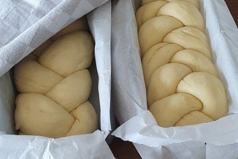 Cliquez pour zoomer ! Brioche tressée à la mie filante Thermomix par Francky