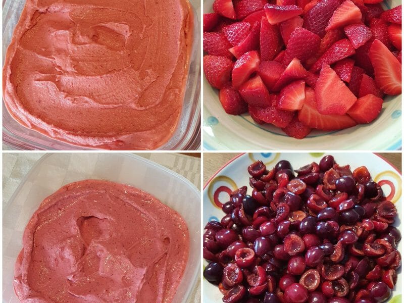 Cliquez pour zoomer ! Glace à la fraise Thermomix par Francky