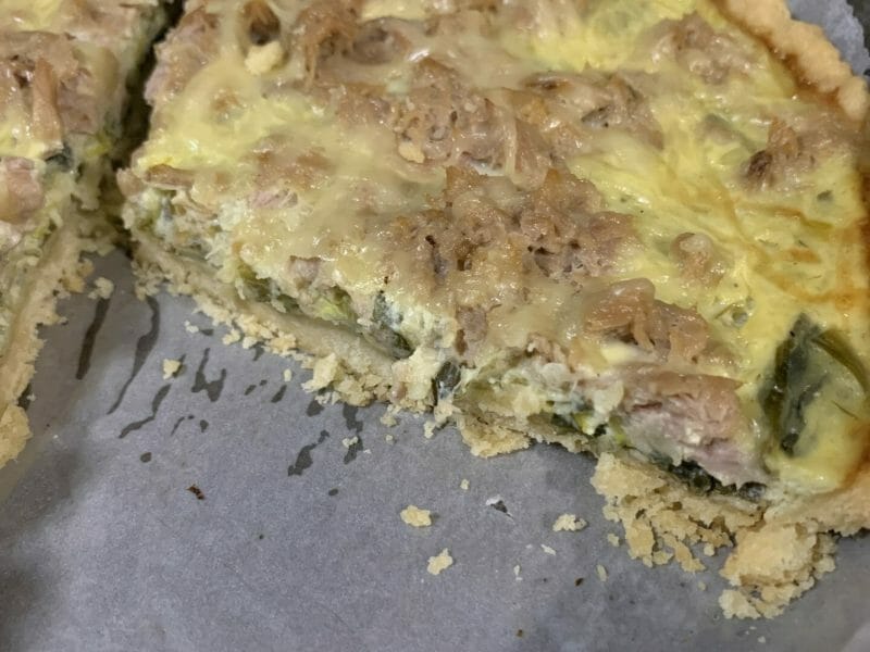 Cliquez pour zoomer ! Tarte aux poireaux Thermomix par mylene_27