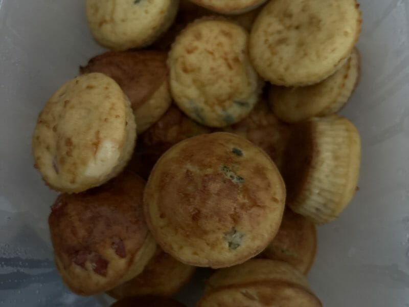 Cliquez pour zoomer ! Mini muffins au comté et aux lardons Thermomix par mylene_27