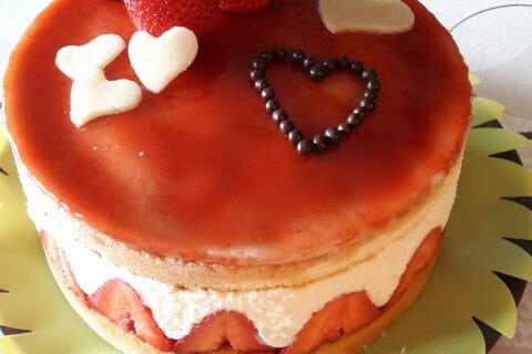 Cliquez pour zoomer ! Fraisier Thermomix par Rozalix