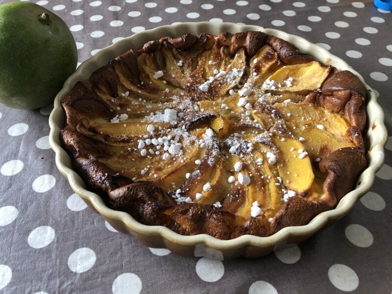 Cliquez pour zoomer ! Clafoutis à la mangue Thermomix par minidou33