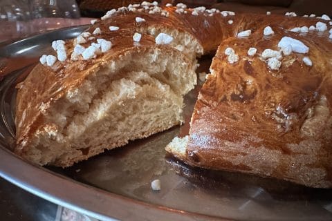 Cliquez pour zoomer ! Brioche tressée à la mie filante Thermomix par minidou33