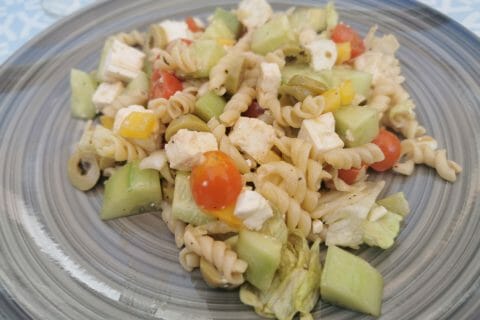 Cliquez pour zoomer ! Salade de pâtes à la grecque Thermomix par gabriel_5