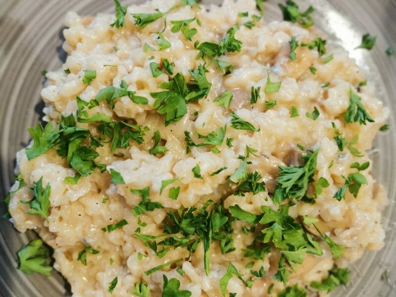 Cliquez pour zoomer ! Risotto au gorgonzola et champignons Thermomix par gabriel_5
