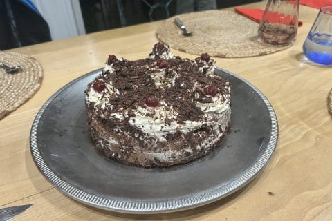 Cliquez pour zoomer ! Bûche forêt noire Thermomix par sandy_18