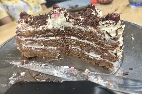 Cliquez pour zoomer ! Bûche forêt noire Thermomix par sandy_18