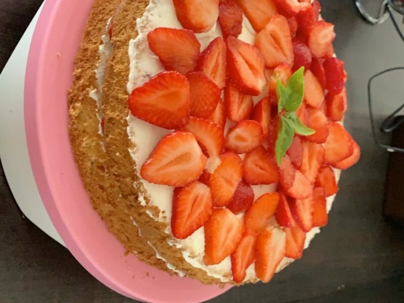 Cliquez pour zoomer ! Shortcake aux fraises Thermomix par sandy_18