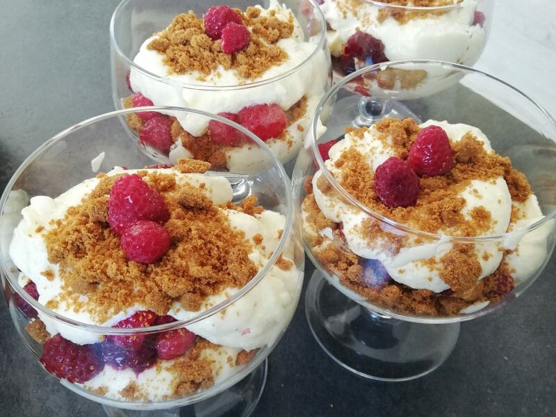 Cliquez pour zoomer ! Tiramisu aux framboises et spéculoos Thermomix par amelie_101