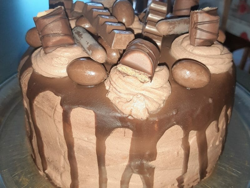 Cliquez pour zoomer ! Layer cake Kinder Bueno Thermomix par sophie_grillet