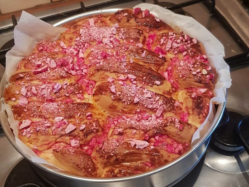 Cliquez pour zoomer ! Brioche aux pralines roses Thermomix par marie-03