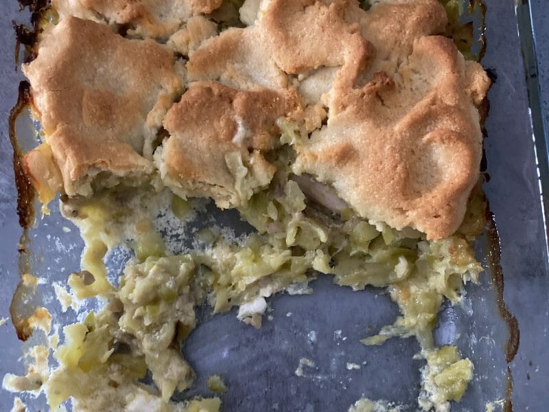 Cliquez pour zoomer ! Crumble poulet, courgettes et parmesan Thermomix par Lauriane