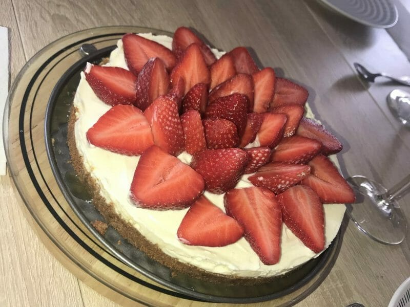 Cliquez pour zoomer ! Tarte aux fraises sans cuisson Thermomix par berenice_k