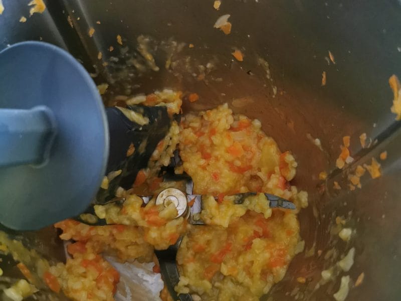 Cliquez pour zoomer ! Risotto aux carottes et parmesan Thermomix par nana31