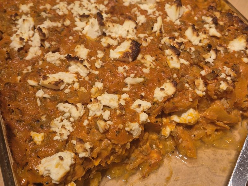 Cliquez pour zoomer ! Casserole de patates douces à la viande hachée et fêta Thermomix par nana31