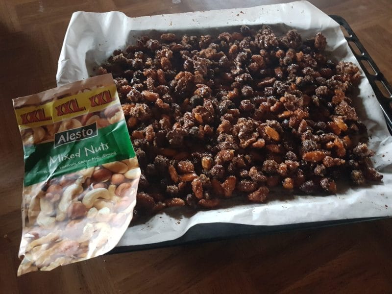 Cliquez pour zoomer ! Amandes grillées à la cannelle et au miel Thermomix par vivifab54