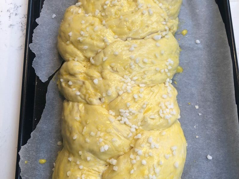 Cliquez pour zoomer ! Brioche tressée à la mie filante Thermomix par chaficovi