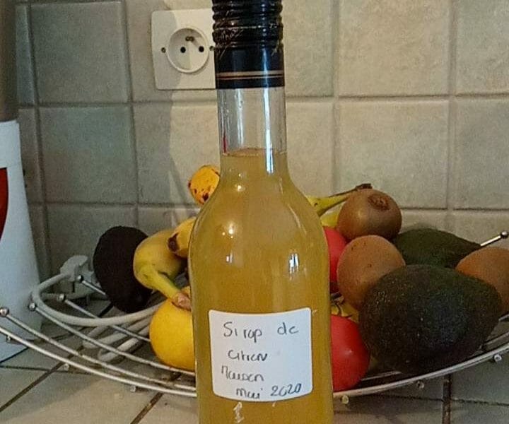 Cliquez pour zoomer ! Sirop de citron Thermomix par pr1ncess