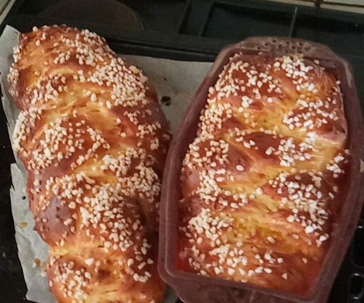 Cliquez pour zoomer ! Brioche tressée à la mie filante Thermomix par pr1ncess