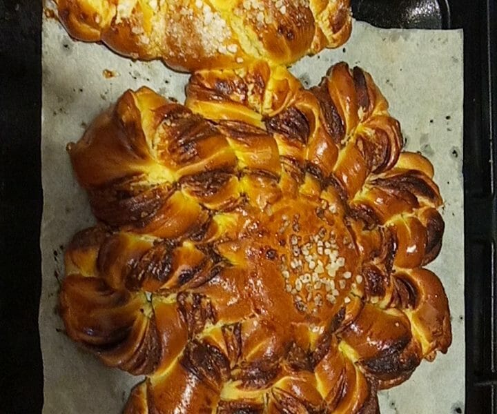 Cliquez pour zoomer ! Brioche étoilée au Nutella Thermomix par pr1ncess