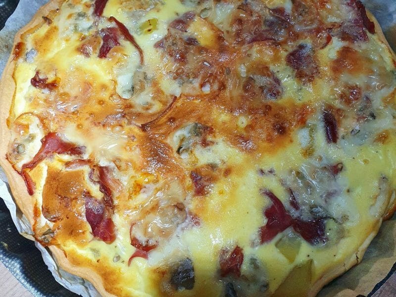 Cliquez pour zoomer ! Tarte gorgonzola et jambon de Parme Thermomix par clairette_3