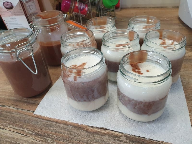 Cliquez pour zoomer ! Crème dessert au deux saveurs Thermomix par clairette_3