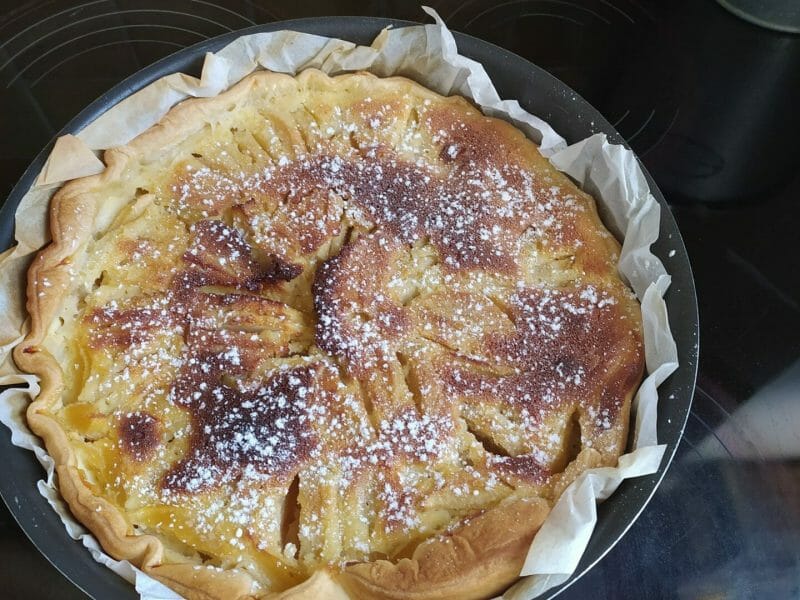 Cliquez pour zoomer ! Tarte normande aux pommes Thermomix par ophelie_cali