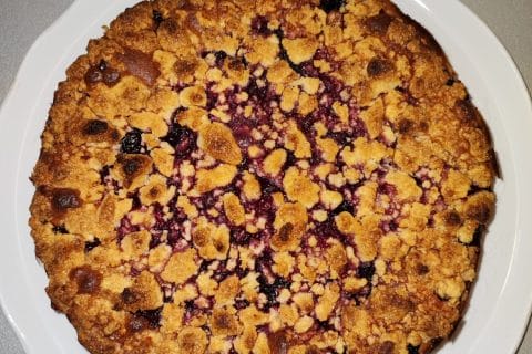 Cliquez pour zoomer ! Crumb cake framboises Thermomix par mademoizele