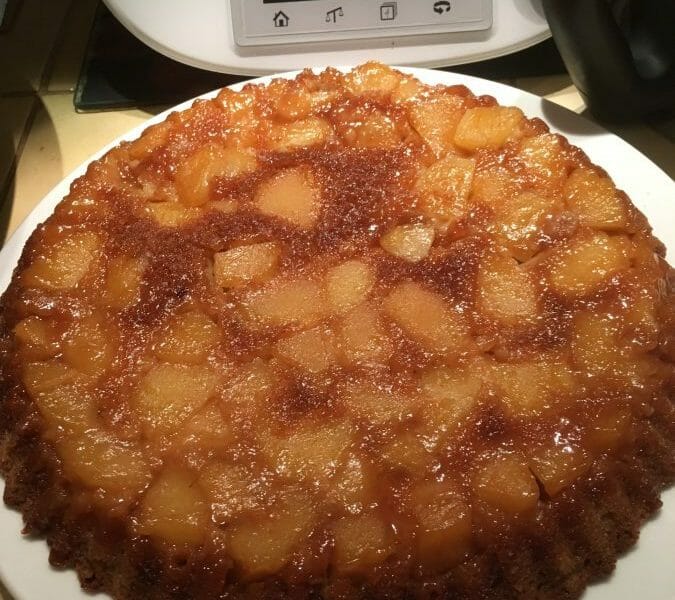Cliquez pour zoomer ! Gâteau renversé aux pommes caramélisées Thermomix par mapo