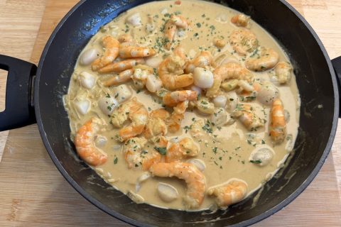 Cliquez pour zoomer ! Curry de crevettes au lait de coco Thermomix par Les saveurs d’Ann’Abel