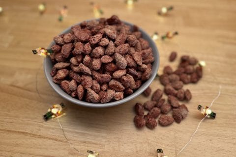 Cliquez pour zoomer ! Amandes grillées à la cannelle et au miel Thermomix par Les saveurs d’Ann’Abel