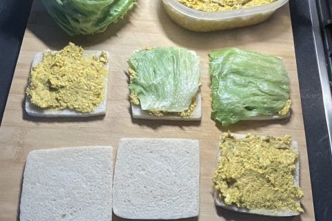 Cliquez pour zoomer ! Club sandwich poulet curry Thermomix par Les saveurs d’Ann’Abel