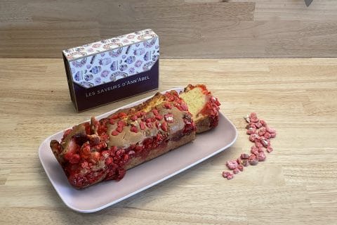 Cliquez pour zoomer ! Gateau lyonnais aux poires et pralines roses Thermomix par Les saveurs d’Ann’Abel