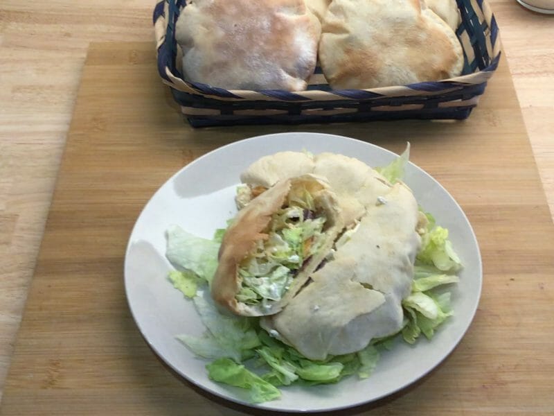 Cliquez pour zoomer ! Pain pita Thermomix par Les saveurs d’Ann’Abel