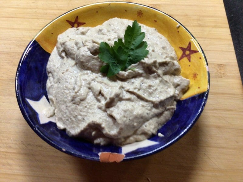 Moutabal Caviar d'aubergine libanais au Thermomix Cookomix