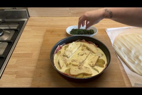 Cliquez pour zoomer ! Quiche tatin Thermomix par Les saveurs d’Ann’Abel