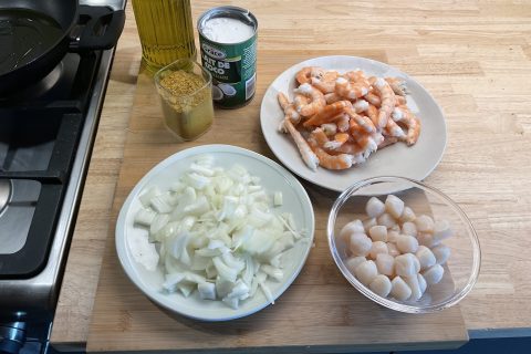 Cliquez pour zoomer ! Curry de crevettes au lait de coco Thermomix par Les saveurs d’Ann’Abel