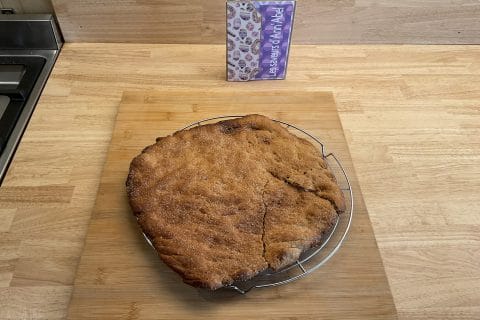 Cliquez pour zoomer ! Galette sucrée au vin blanc et à l’huile d’olive Thermomix par Les saveurs d’Ann’Abel