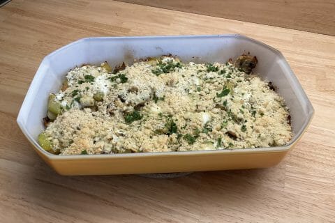 Cliquez pour zoomer ! Gratin de courgette à la ricotta et crumble Thermomix par Les saveurs d’Ann’Abel