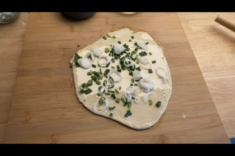 Cliquez pour zoomer ! Cong you bing – Galettes à la ciboule Thermomix par Les saveurs d’Ann’Abel