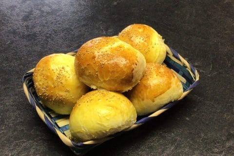 Cliquez pour zoomer ! Burger de boeuf aux olives et oignons caramélisés Thermomix par Les saveurs d’Ann’Abel