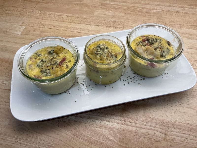 Cliquez pour zoomer ! Flan de chou-fleur au gorgonzola Thermomix par Les saveurs d’Ann’Abel
