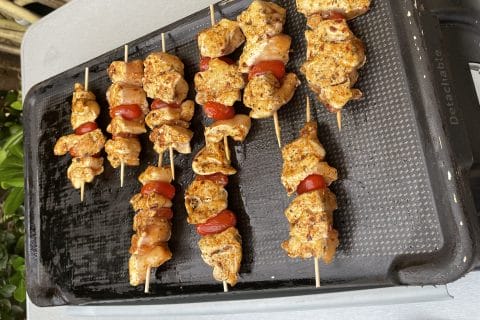 Cliquez pour zoomer ! Brochettes de poulet tandoori Thermomix par Les saveurs d’Ann’Abel