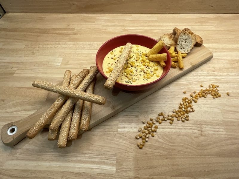 Cliquez pour zoomer ! Trempette au maïs Thermomix par Les saveurs d’Ann’Abel