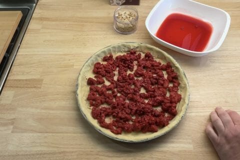 Cliquez pour zoomer ! Tarte amandine aux fruits rouges Thermomix par Les saveurs d’Ann’Abel