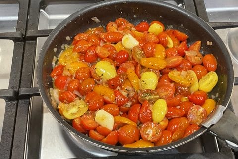 Cliquez pour zoomer ! Tatin de tomates cerises à la tapenade Thermomix par Les saveurs d’Ann’Abel