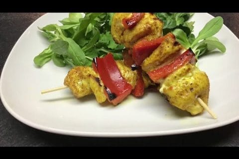 Cliquez pour zoomer ! Brochettes de poulet tandoori Thermomix par Les saveurs d’Ann’Abel
