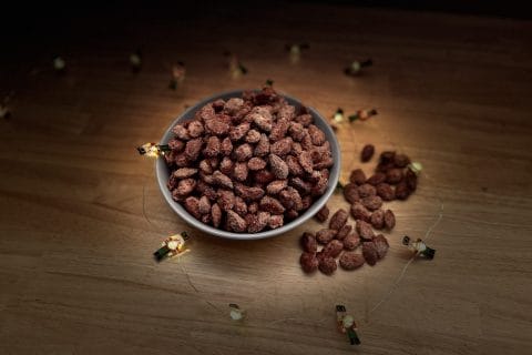 Cliquez pour zoomer ! Amandes grillées à la cannelle et au miel Thermomix par Les saveurs d’Ann’Abel