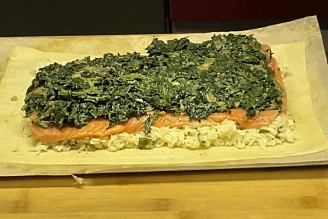 Cliquez pour zoomer ! Koulibiac de saumon Thermomix par Les saveurs d’Ann’Abel